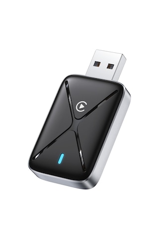 Maiyame İphone İçin Kablosuz Carplay Dönüştürücü - Hızlı Bağlantı 5.8ghz Wifi+bt5.3 - Siyah Aıbox Kutusu