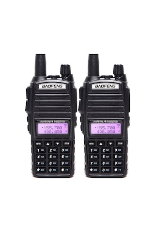 2& Amp 39Baofeng Uv-82 8w Profesyonel El Telsizi 2800mah Type-c Şarjlı KulaklıkFull Set