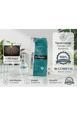 Gübretaş Calsimagsi 1 Kg Kalsiyum Magnezyum Nit-rat Toz Gübre
