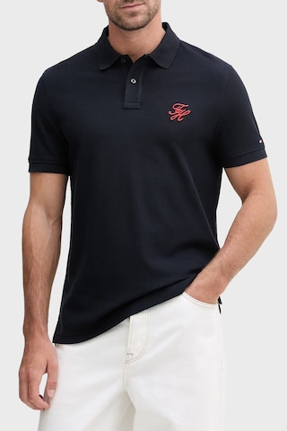 Tommy Hilfiger Logolu % 100 Pamuk Düğmeli Polo Yaka T Shirt Erkek Polo Yaka T Shirt Mw0mw43046 Dw5 Lacivert