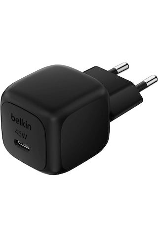 Belkin Kompakt 45 W Usb-c Güç İletimli Hızlı Şarj Aleti, Siyah