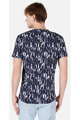 Colin's Colins Lacivertvert Erkek Tshirt K.Kol Cl1068417 Q1.V2 Nav Lacivert