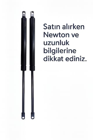 Yuenze Lüks Baza Amortisörü Baza Pistonu 1200n 2 Adet 1. Sınıf Kalite SİYAH/KROM