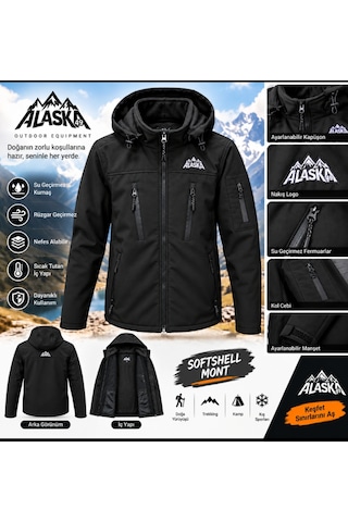Alaska49 Softjel Mont Su İtici Siyah