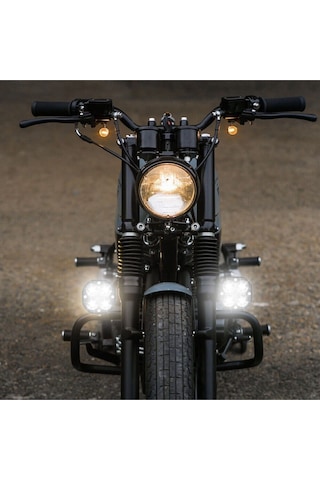 Off Road Arazi Aracı Ve Motosiklet Uyumlu 3 İnç Amber Sarı Renk Çalışma Ve Sis Lambası 2 Adet