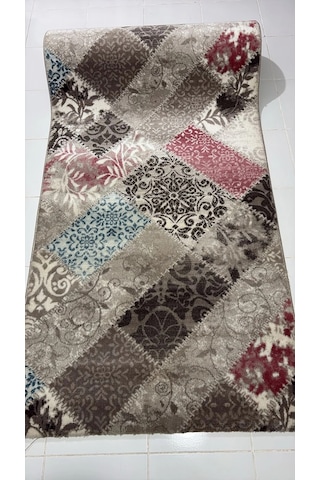 Merinos Akrilik Halı 100x400 Yolluk Halı Renkli