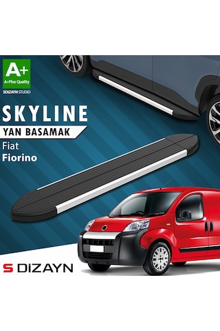 S-dizayn Fiat Fiorino Skyline Aluminyum Yan Basamak 173 Cm 2008 Üzeri A+ Kalite
