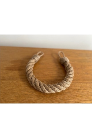 2 Adet 50 Cm Otantik Kalın Halat Perde Tutacağı (20Mm)