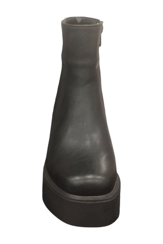 Ventes 914301z 8 Cm Platform Topuk Yandan Fermuarlı İçi Polarlı Günlük Kadın Bot Siyah