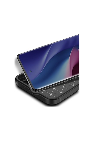 Xiaomi Uyumlu Mi 13 Pro Kılıf Zore Karbon Görünümlü Negro Silikon Kapak