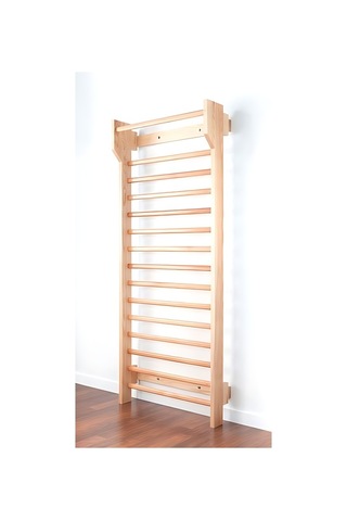 İsveç Tırmanma Duvarı, Merdiveni, Egzersiz Barı Duvar Barı 50x185 Cm Bej