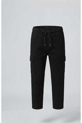 Stormwear Çocuk Düz Paça Unisex Pantolon Siyah
