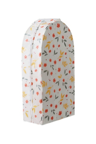 Sones Üç Boyutlu Askılı Cep Gardırop Askılı Cep Toz Kapağı, Boyut: Büyük Çiçekler Diğer