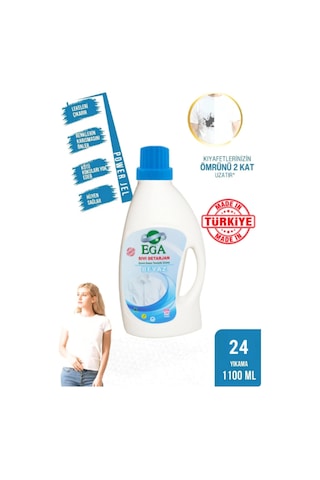 Ega Kimya Power Jel Siyah ve Renkli Sıvı Yıkama Deterjanı 2 x 1100 ML