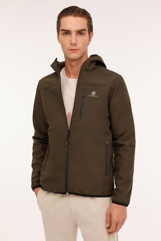 Lumberjack Bsc Sftshell 4pr Haki Su İtici Outdoor Casual Spor Mont Haki