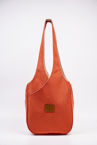 Fabric Craft Bag Omuz Çantası Duck Kumaş Astarlı Büyük Boy Günlük Tote Kırmızı