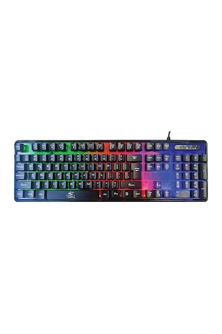 Dexim KBL707 Mekanik Hisli Rgb Led Arka Işıklı Şeffaf Kablolu Gaming Oyuncu Klavye