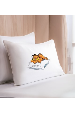 Bk Gift Eğlenceli Kedi Tasarımlı Pamuklu Yastık Kılıfı-5 50x70cm , Sevgiliye , Ev si, Tasarım Ev Tekstili