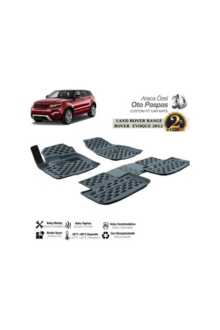 3d Paspas Siyah Land Rover Range Rover Evoque 2012