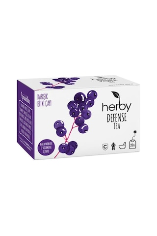 Herby Defense Tea Kara Mürver Bitki Çayı 350 G