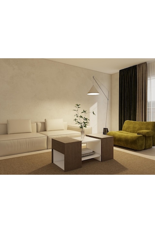 Lupo Orta Sehpa Antrasitmeşe-beyaz Antrasit