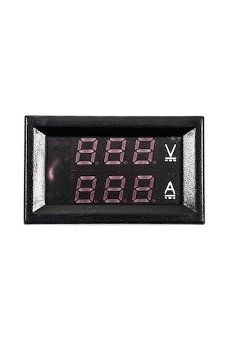 Tls Robotik 0.28 İnç 100v 50a Çift Ledli Kırmızı Voltmetre Ve Mavi Ampermetre