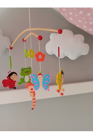 Balık Hediyelik Bebek Beşik Süsü Dönençe Organik Dekorasyon Montessori - 2003