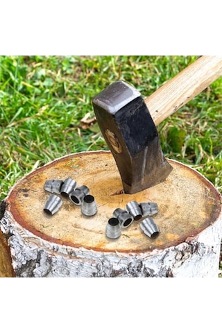 Xurunkeji 20 Adet Emniyet Sapı Kamaları Sap Değiştirme Demir Sapları Bölme Kamaları Pençe Çekiç Balyozu İçin Konik Sap Kamaları