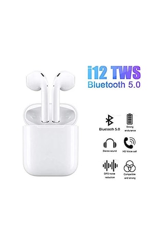 Bay İ12 Wireless Air Bluetooth Kablosuz Kulaklık Najmaddin