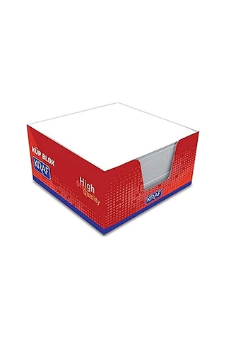 Küp Blok Ivory 9x9 Cm 116g Göz Yormayan
