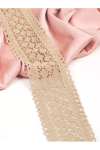 Kruzhevo Dantelli Dantel Şerit Örgü, Dikiş Ve El İşi İçin 6 Cm 10 M 160251867