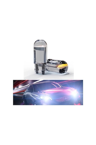 Fiat Linea Plaka Parklar Için Cam Led T10 Beyaz Ampul 2 Adet