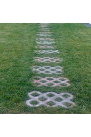 Dekoratif Plastik Çimtaşı Kalıbı Klasik Çim Taşı (5 Adet)