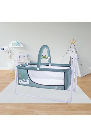Chubby Baby Candy Sepet Beşik Anne Yanı Portatif Yeşil
