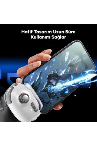 Coofbe 400mah Bluetooth 5.0 Telefon Joystick Kontrol Telefon Oyun Konsolu Android Ve Ios Uyumlu