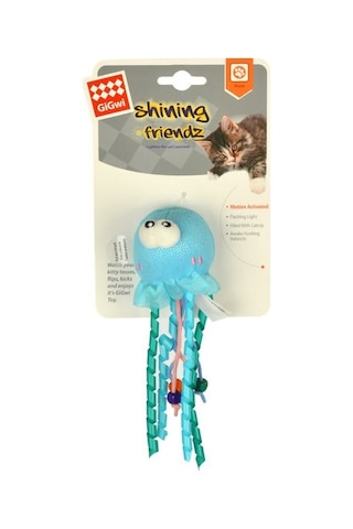 Gigwi Catnipli Işıklı Ahtapot Kedi Oyuncağı