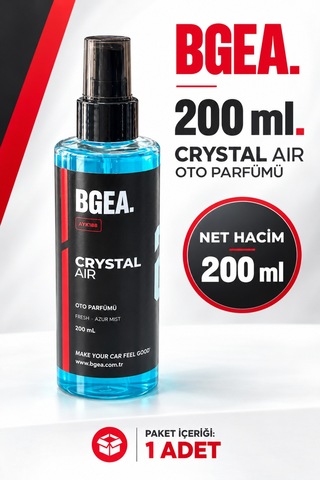Bgea Crystal Air Oto Parfümü Fresh Azur Mist Sprey 200 Ml Bgayk188
