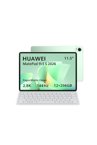 Huawei Yeni 2026 Matepad 11.5 S Ultra Net Papermatte Ekran 12 GB 256 GB 11.5" Tablet + Klavye