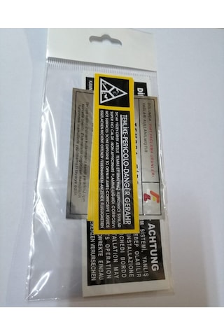 Tofaş Fiat Tempra Tipo Motor Etiket Takımı 5'Li Set Sticker