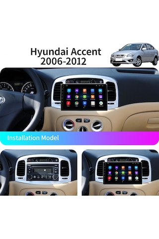 Hyundai Accent Era Android Multimedya 2/32GB 9 İnc Hd Ips Ekran