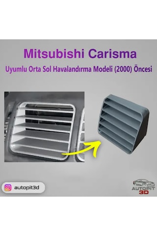 Mıtsubıshı Carısma 2000 Öncesi Uyumlu Orta Sol Havalandırma Menfezi