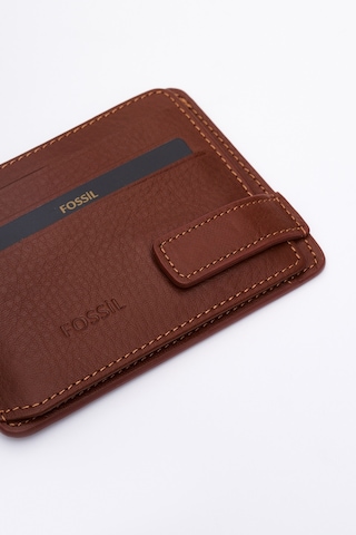 Fossil Hakiki Gerçek Deri Erkek Kartlık Cüzdan Taba 8001 Taba