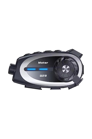 Q29 Motosiklet Kask Kulaklık Eşleşmeli 1080p Geniş Açı Su Geçirmez Intercom