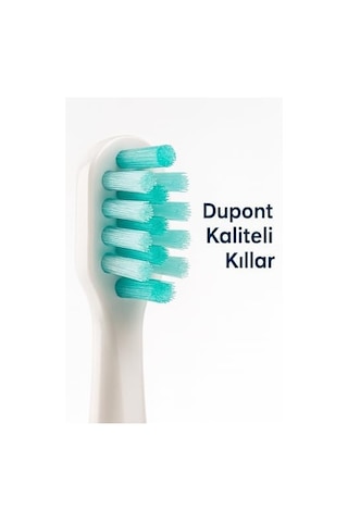 Dentindex Taşınabilir Sonik Diş Fırçası Sessiz, Yumuşak Başlıklı, Şarjlı, Dupont Kıllı, Seyahat Tipi Cep Diş Fırçası- Beyaz