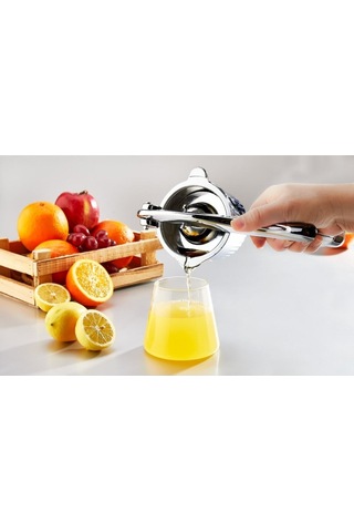 Manuel Döküm Meyve Narenciye Sıkacağı Portakal Sıkacağı Kollu Sebze Meye Suyu Sıkma Aleti