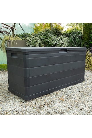 Multibox Elegance 280 Litre Bahçe Dolabı Antrasit Siyah