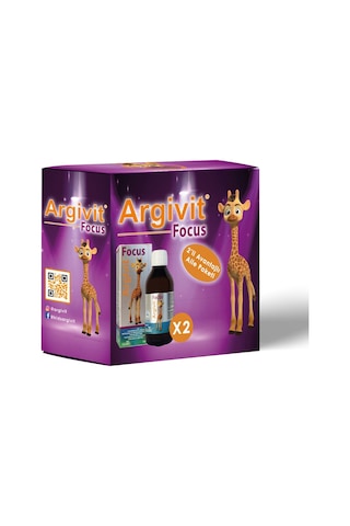 Argivit Focus Şurup 2 x 150 ML