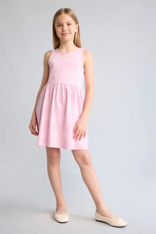 Defacto Kolsuz Penye Pembe Elbise Kız Çocuk H2700a826hspn453 Pembe-pn453