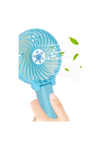 Şarjlı Mini Fan - Sessiz Soğutucu - El Fanı Vantilatör - Ayarlanabilir Masaüstü