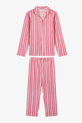 Penti Pembe Kız Çocuk Pink Cozy Club Uzun Kollu Düğmeli Pamuklu Gömlek Pijama Takımı